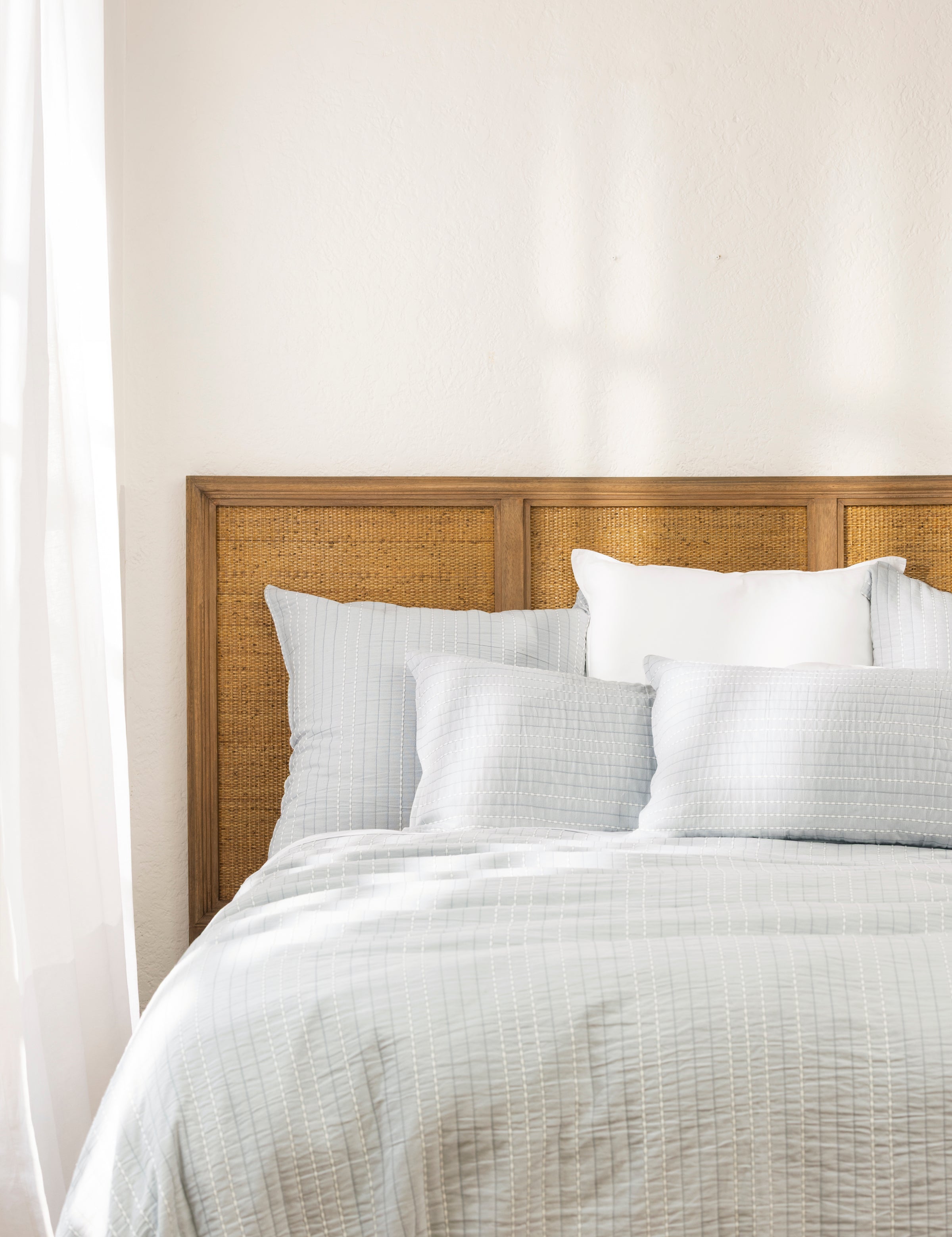 Camden European Pillowcase in Duck Egg | Duckegg-2