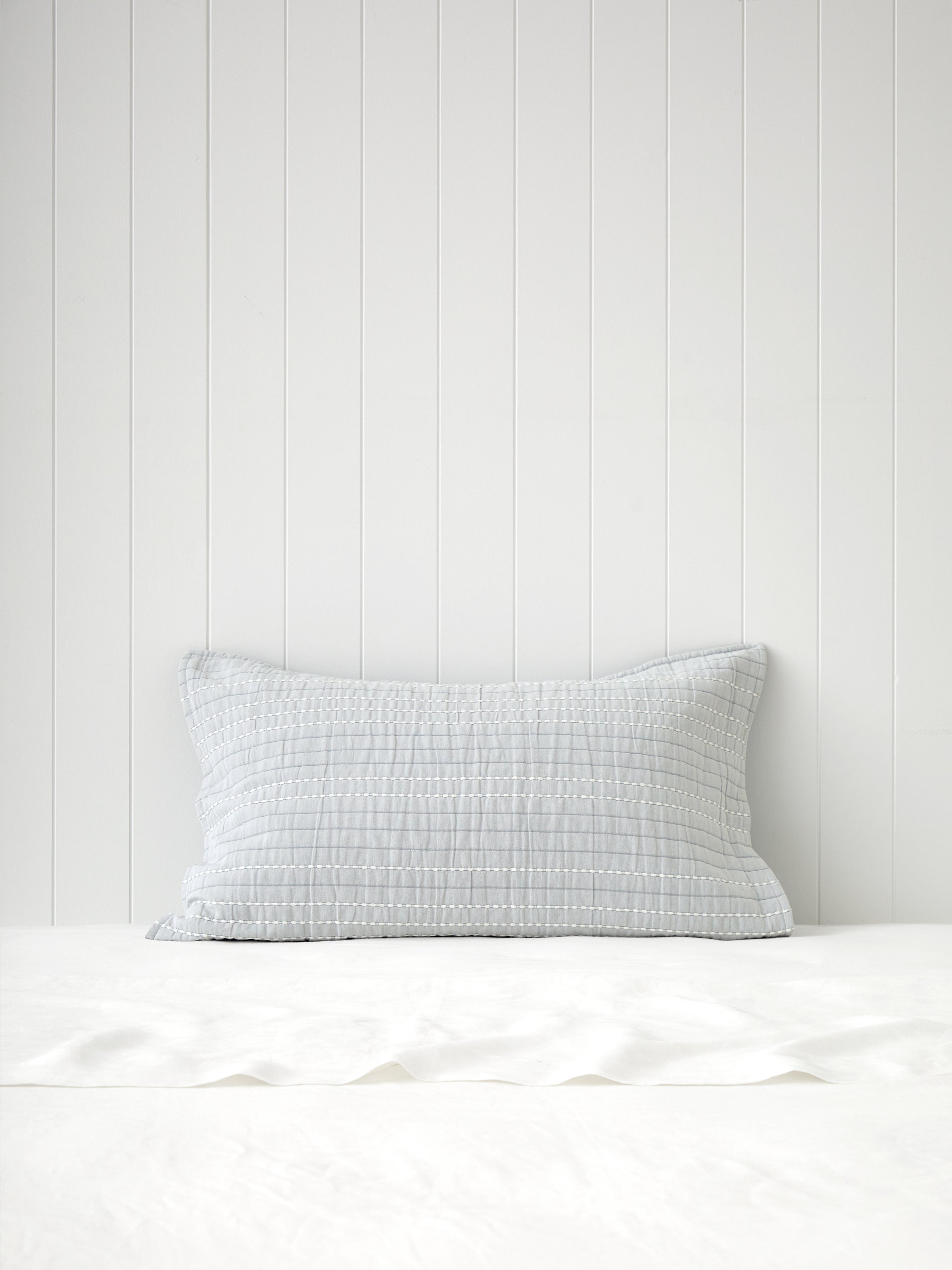 Camden Standard Pillowcase in Duck Egg | Duckegg-1