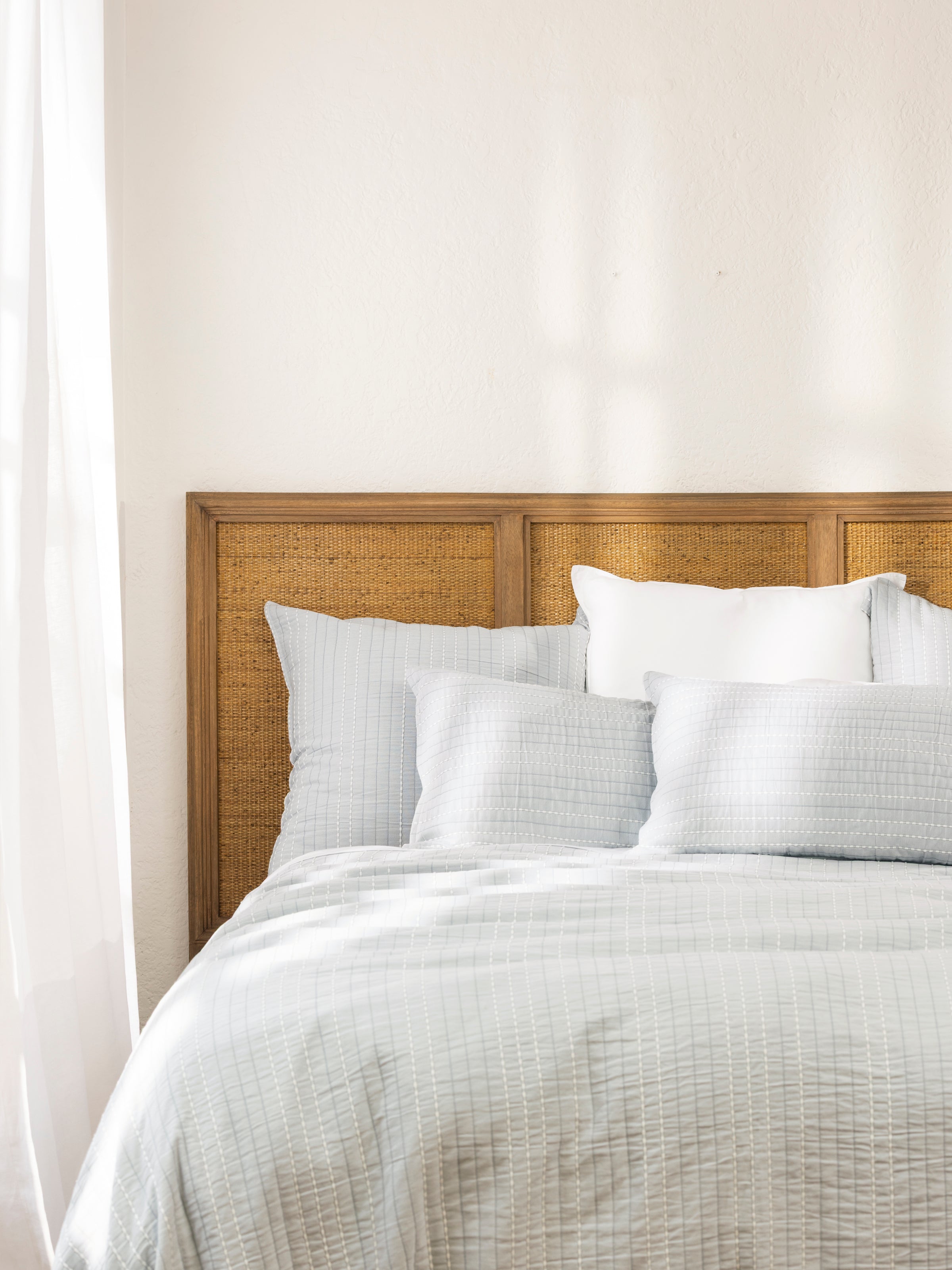 Camden Standard Pillowcase in Duck Egg | Duckegg-2