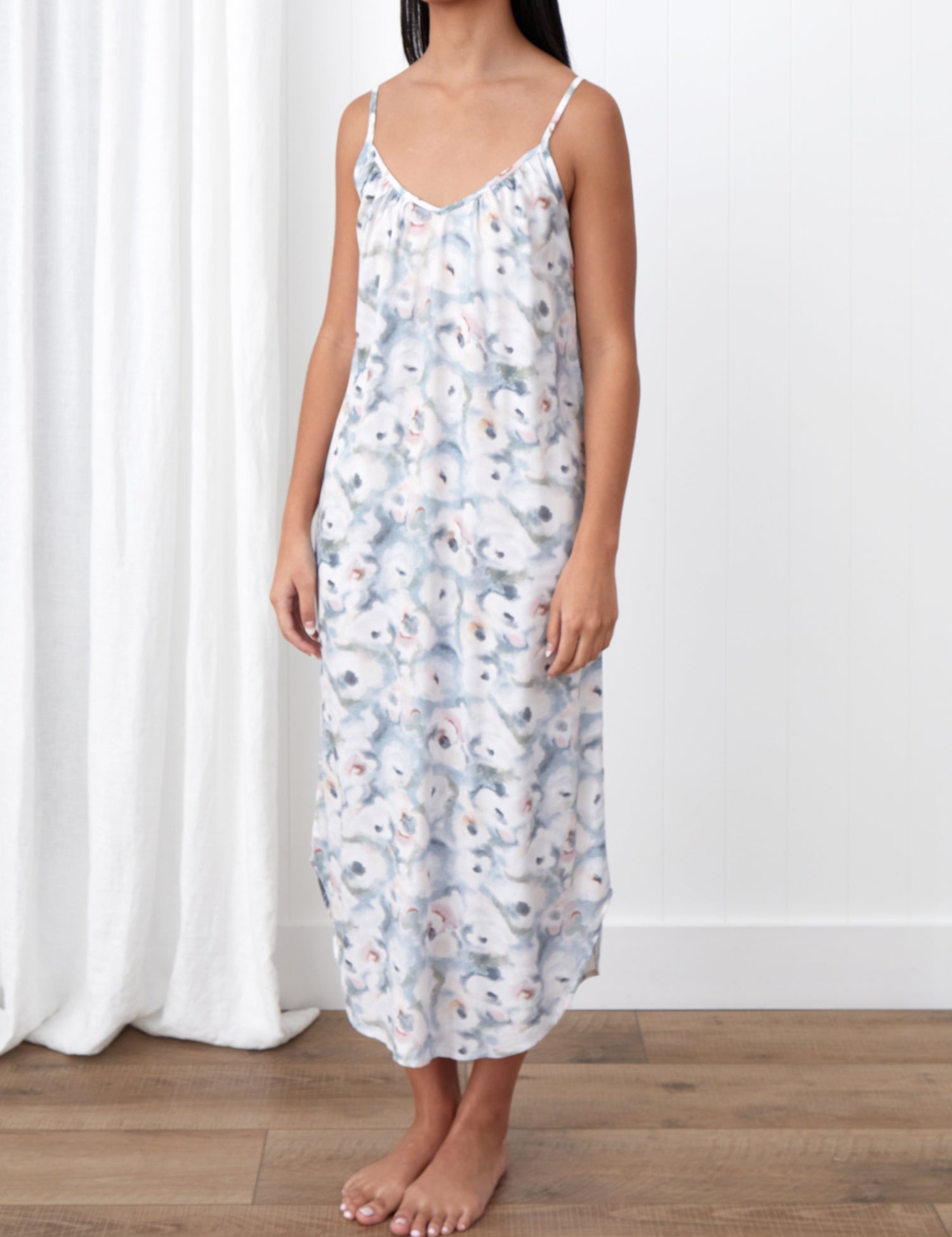 Camille Full Length Nightie | Multi-1