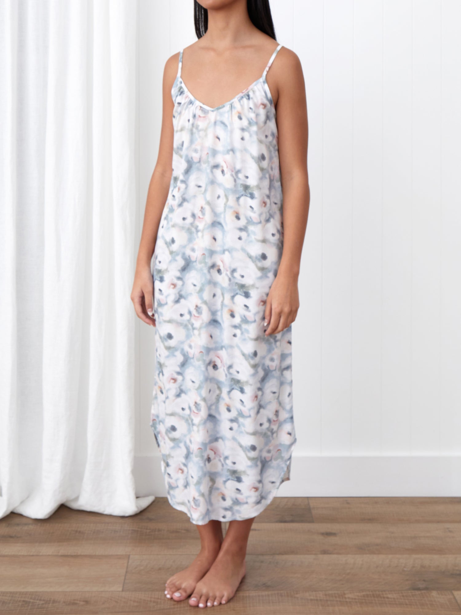 Camille Full Length Nightie | Multi-1