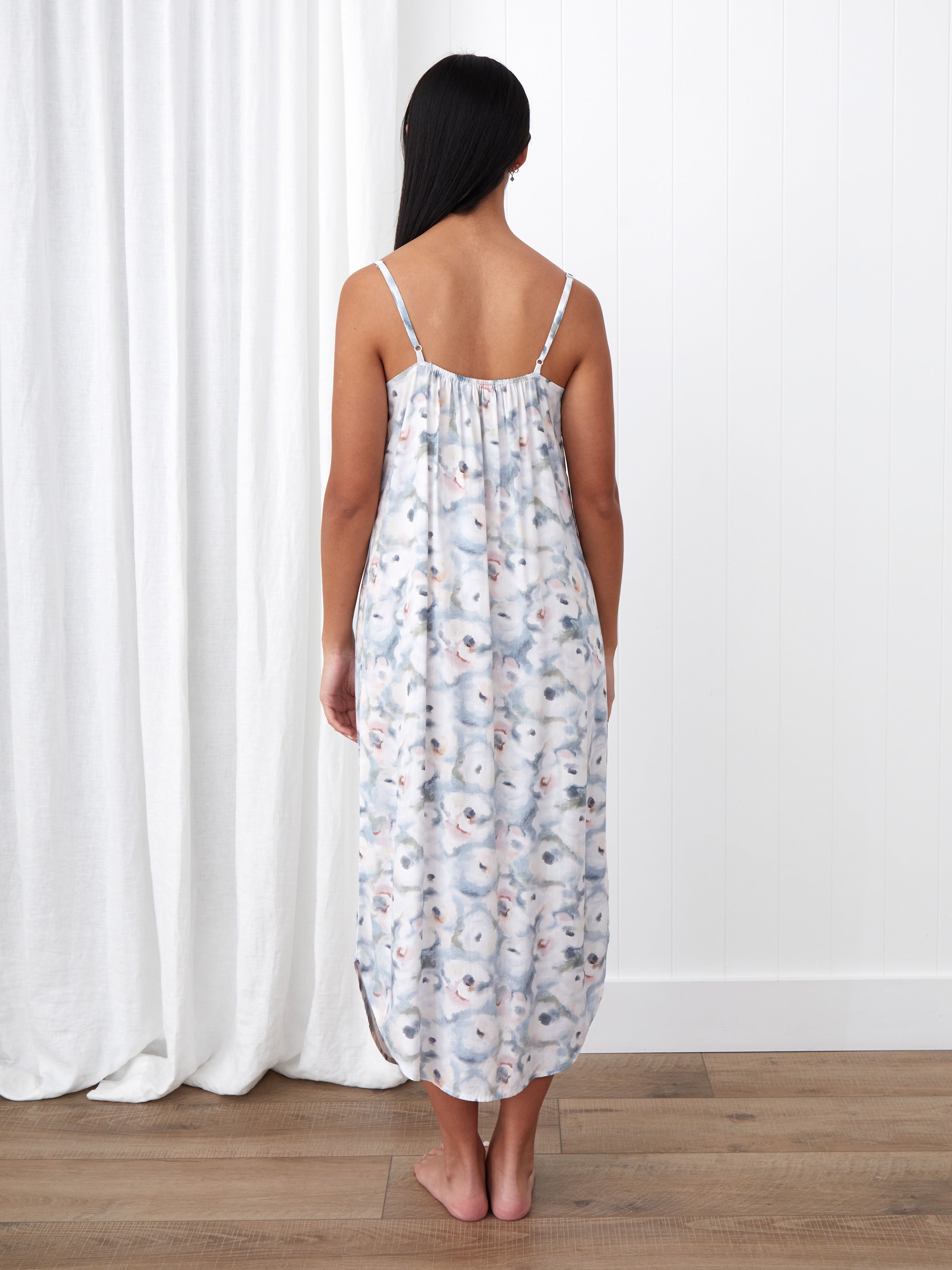 Camille Full Length Nightie | Multi-4