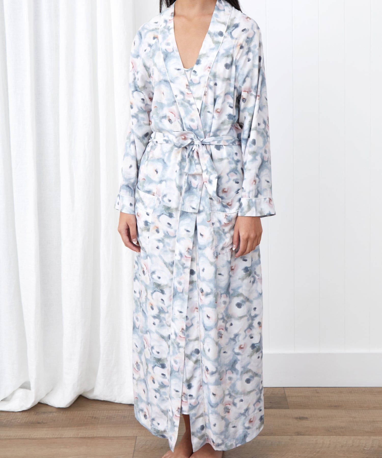 Camille Full Length Robe | Multi-1