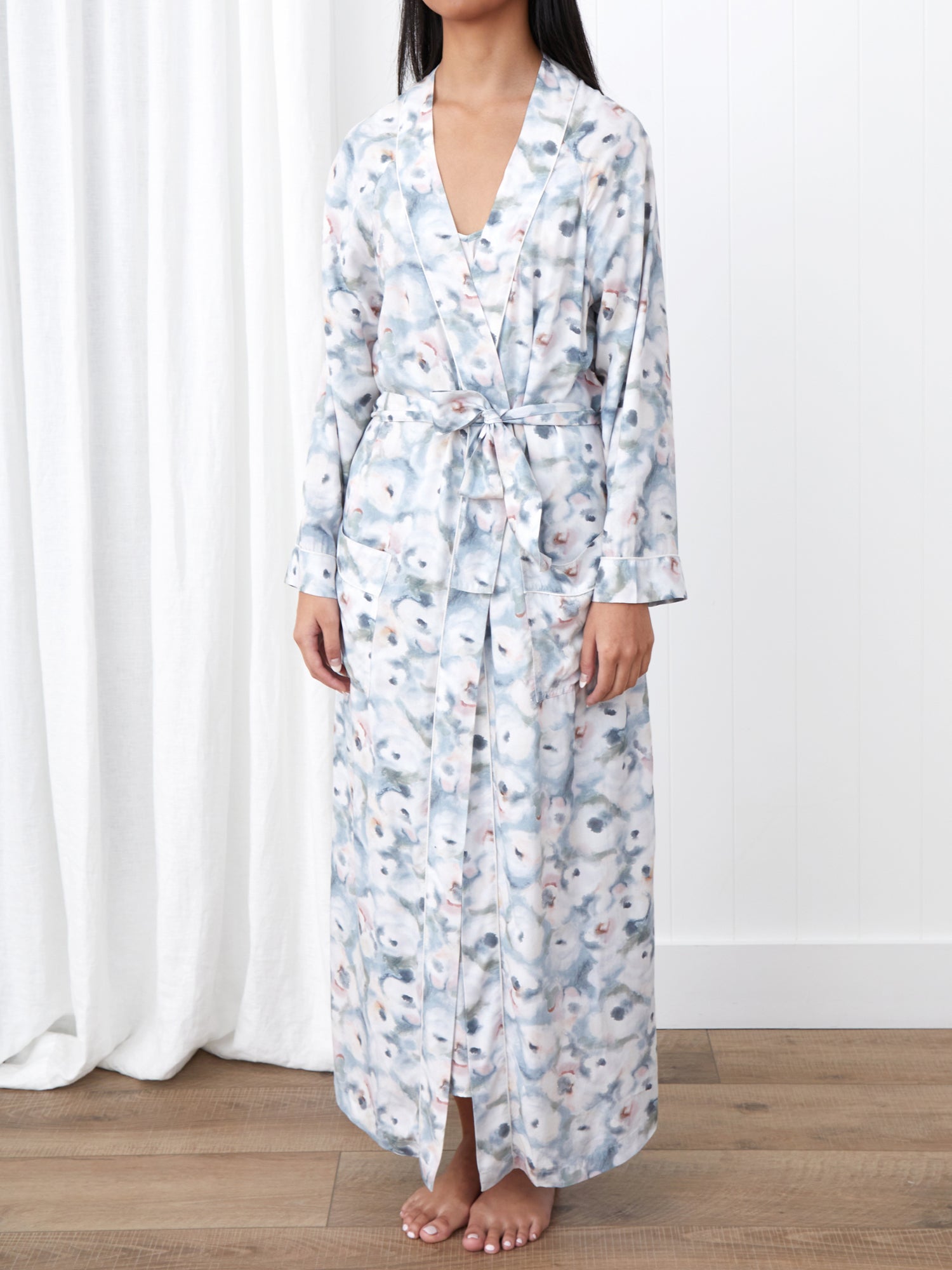 Camille Full Length Robe | Multi-1