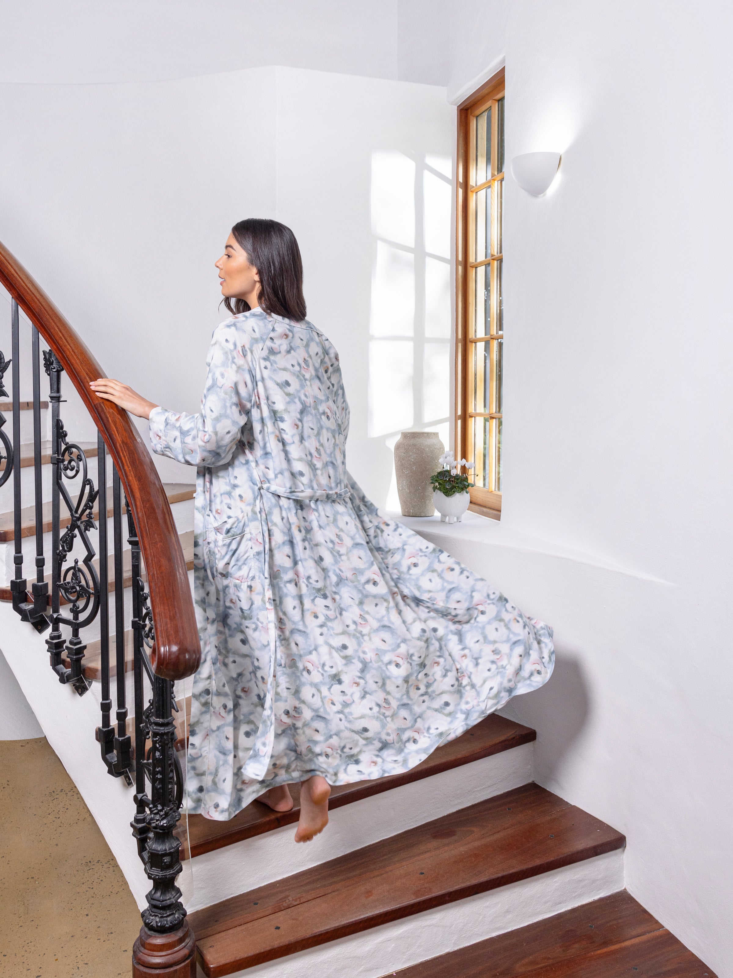 Camille Full Length Robe | Multi-5