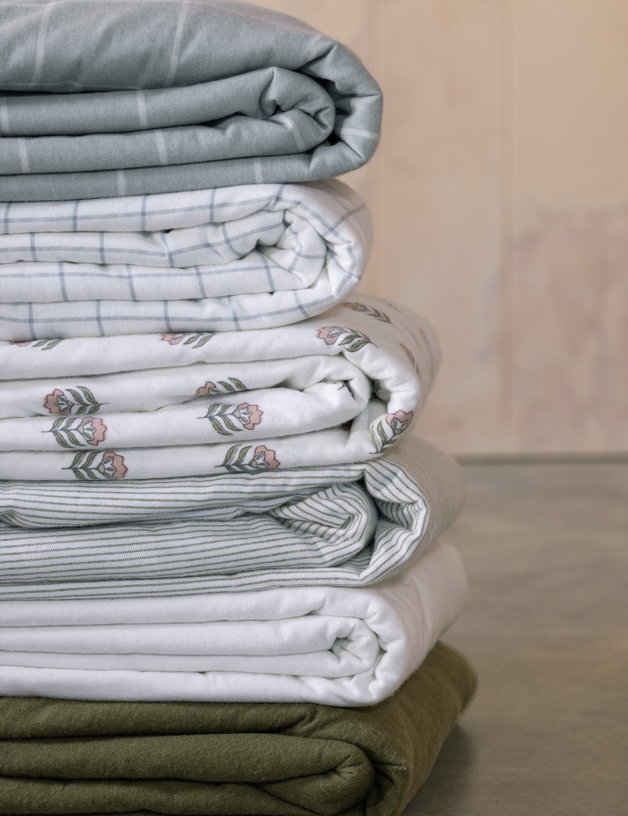 Cardrona Flannel Sheet Set | Blue Check-2