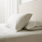 Cardrona Flannel Sheet Set | Olive Stripe-1