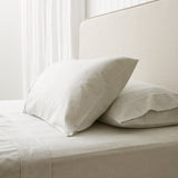 Cardrona Flannel Sheet Set | Olive Stripe-1