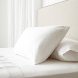 Cardrona Flannel Sheet Set | White-1