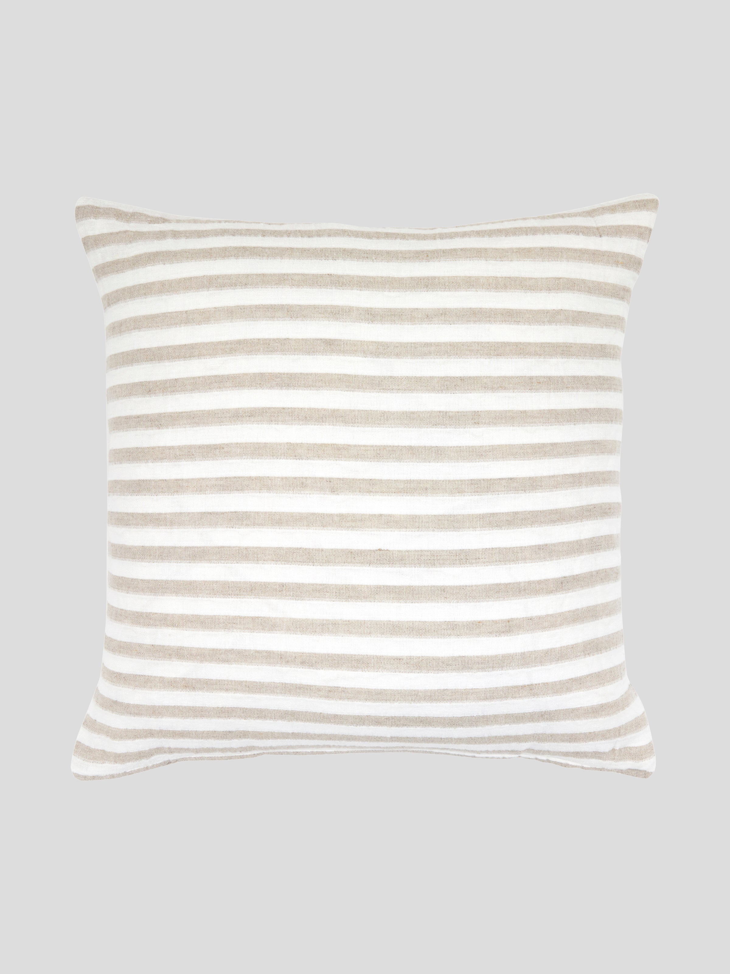 Casa Large Square Cushion Cover | Natural White-1