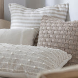 Casa Large Square Cushion Cover | Natural White-2