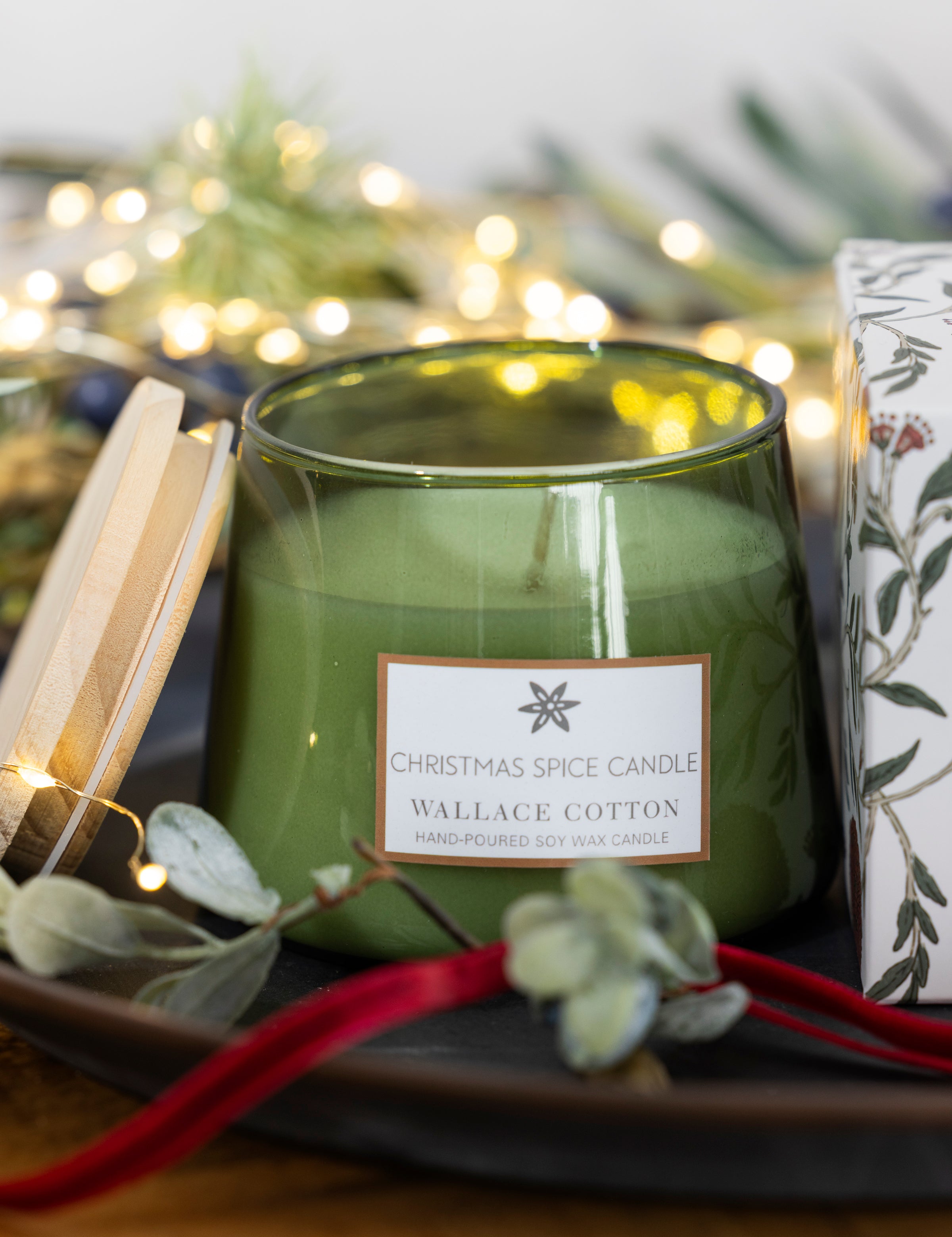 Christmas Spice Candle | Green-2