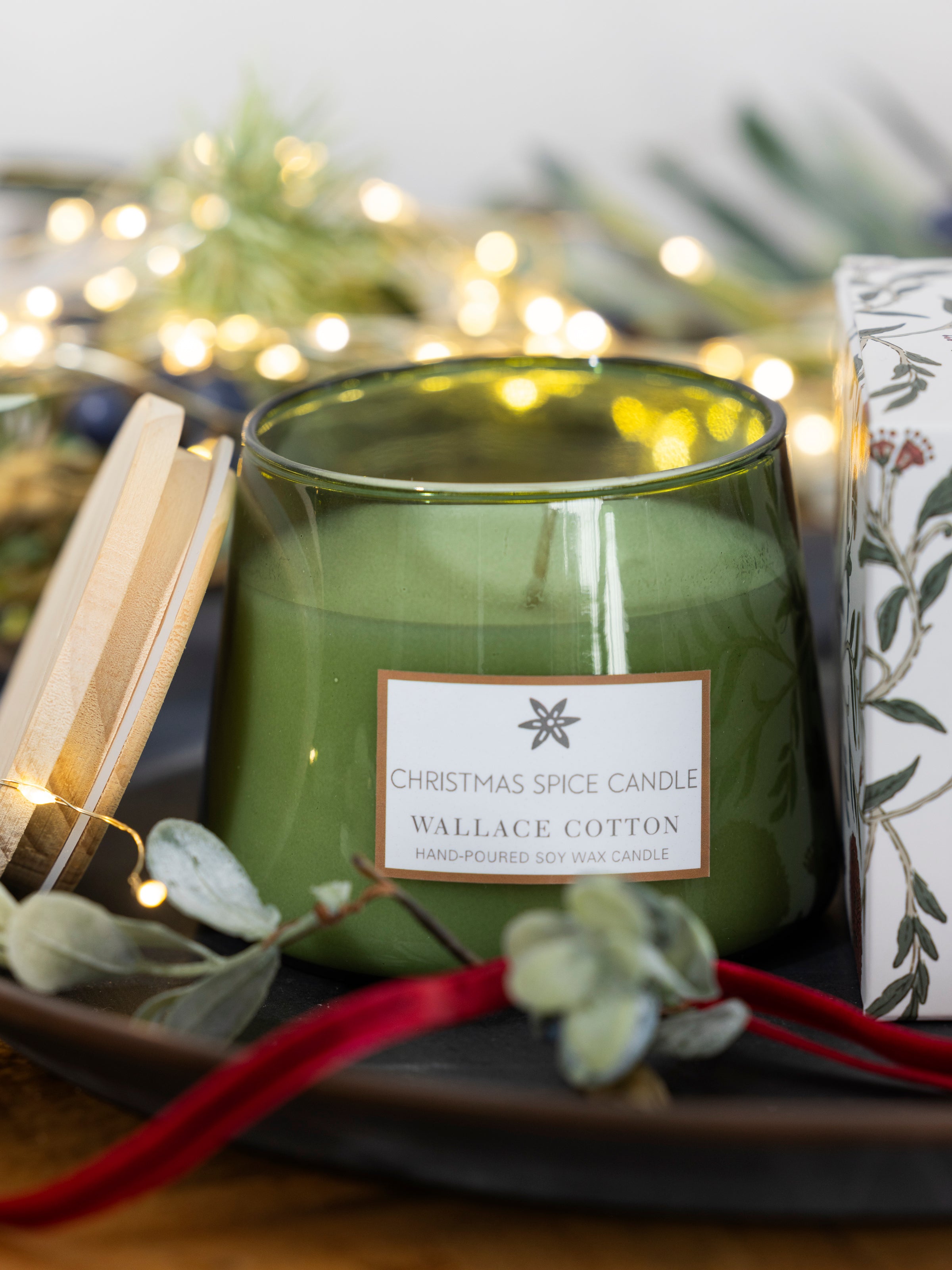 Christmas Spice Candle | Green-2