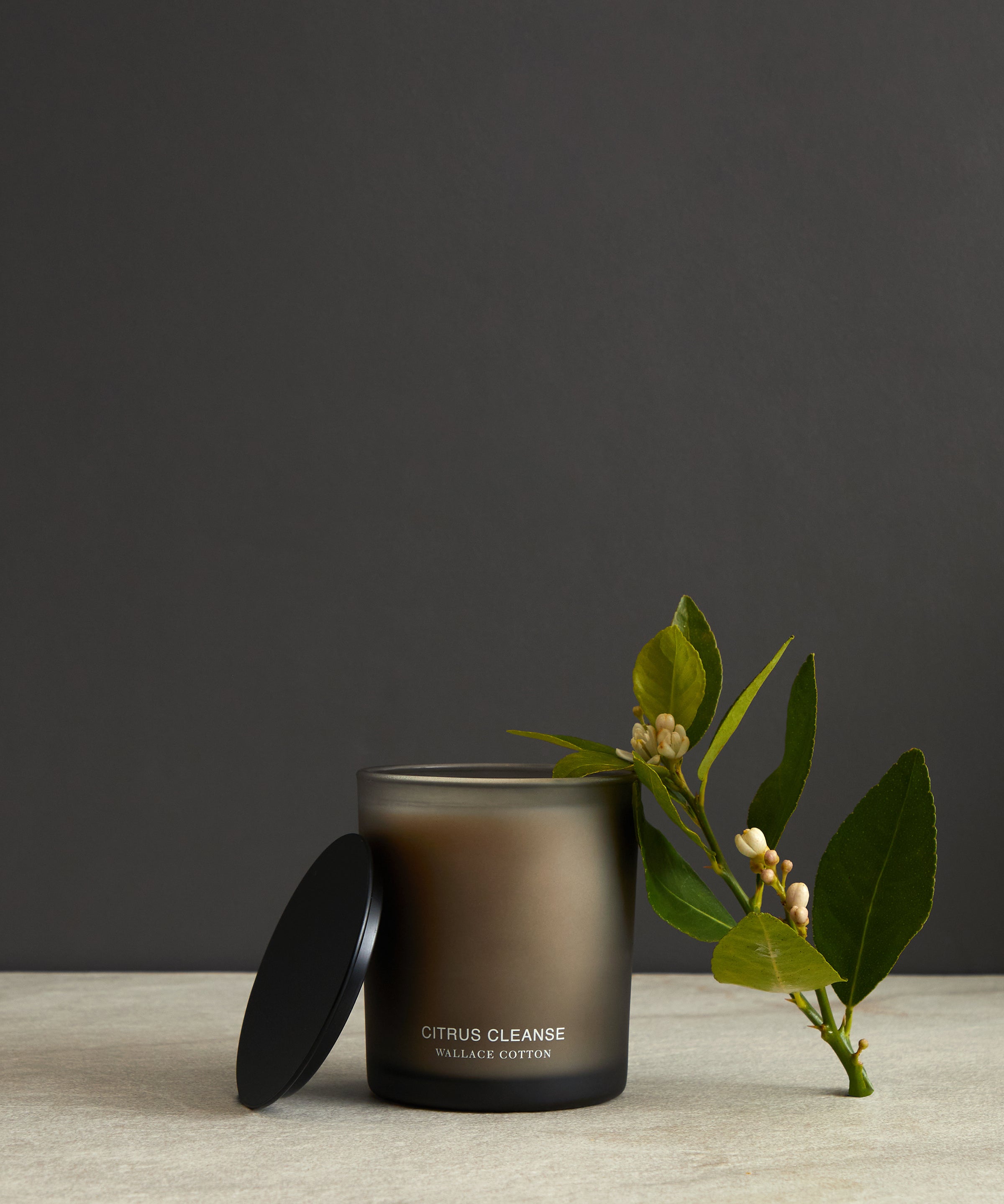 Citrus Cleanse Candle 300g | Black-1