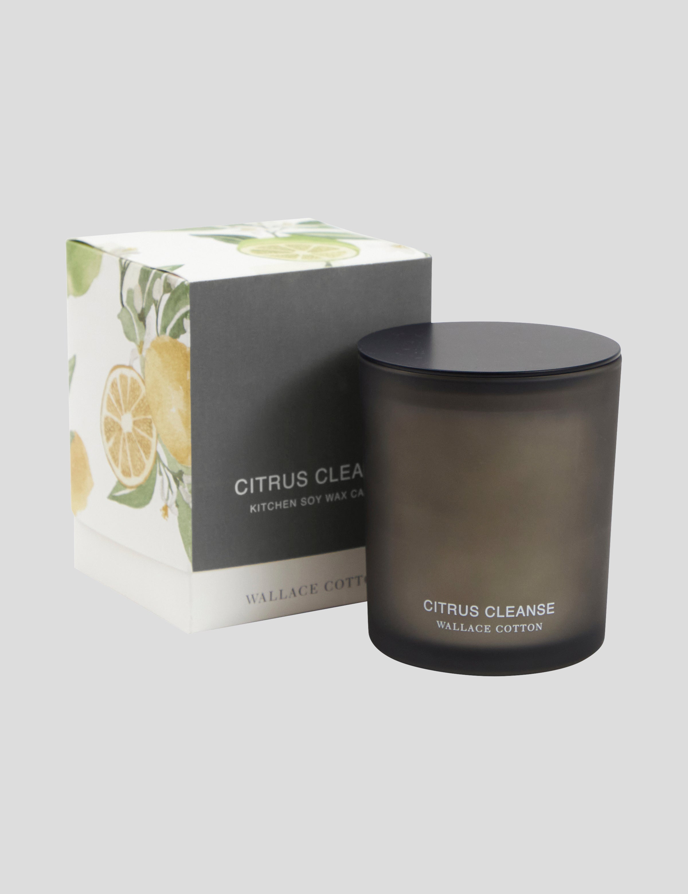Citrus Cleanse Candle 300g | Black-3