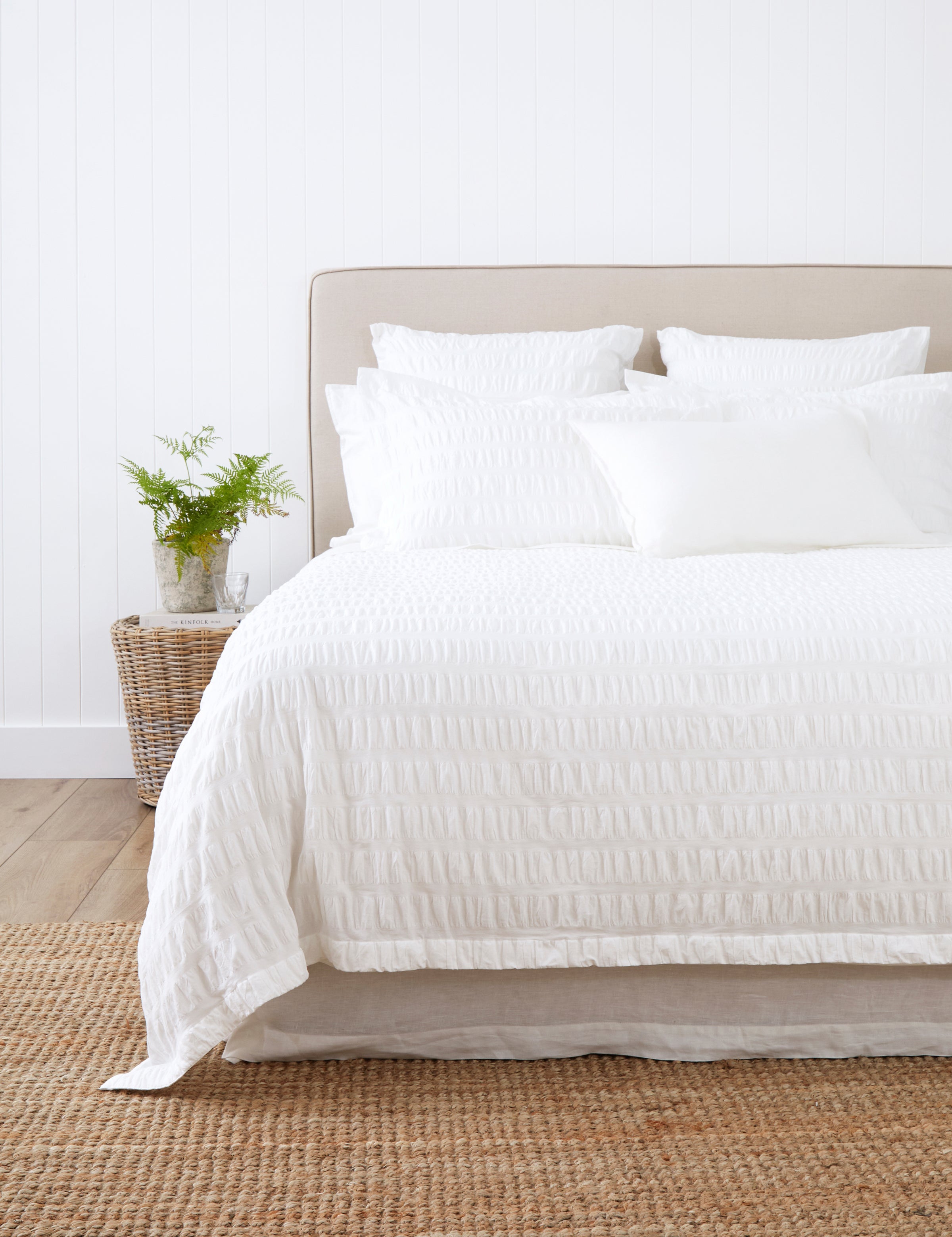 Claremont Duvet Cover Set | White-1