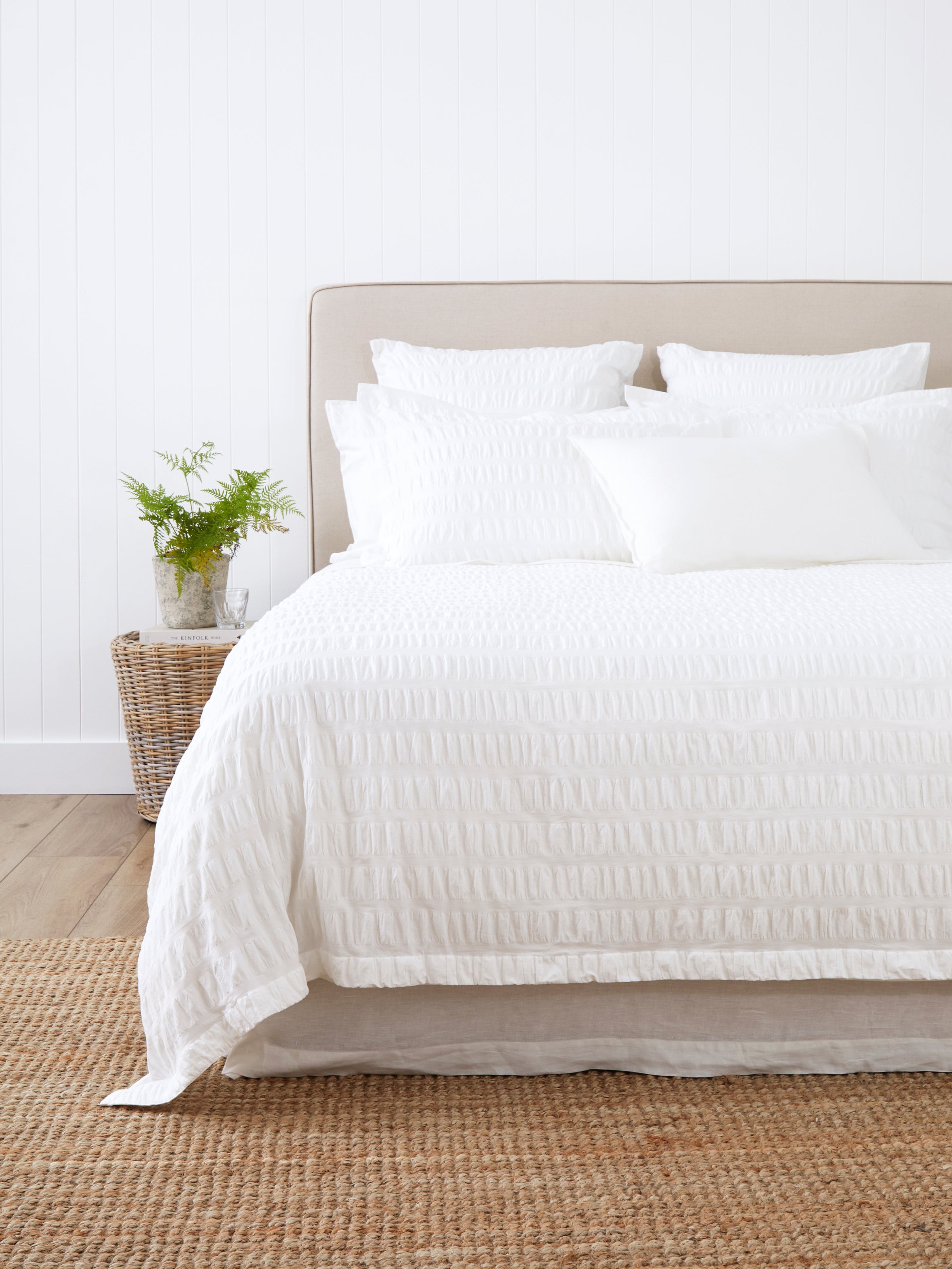 Claremont Duvet Cover Set | White-1