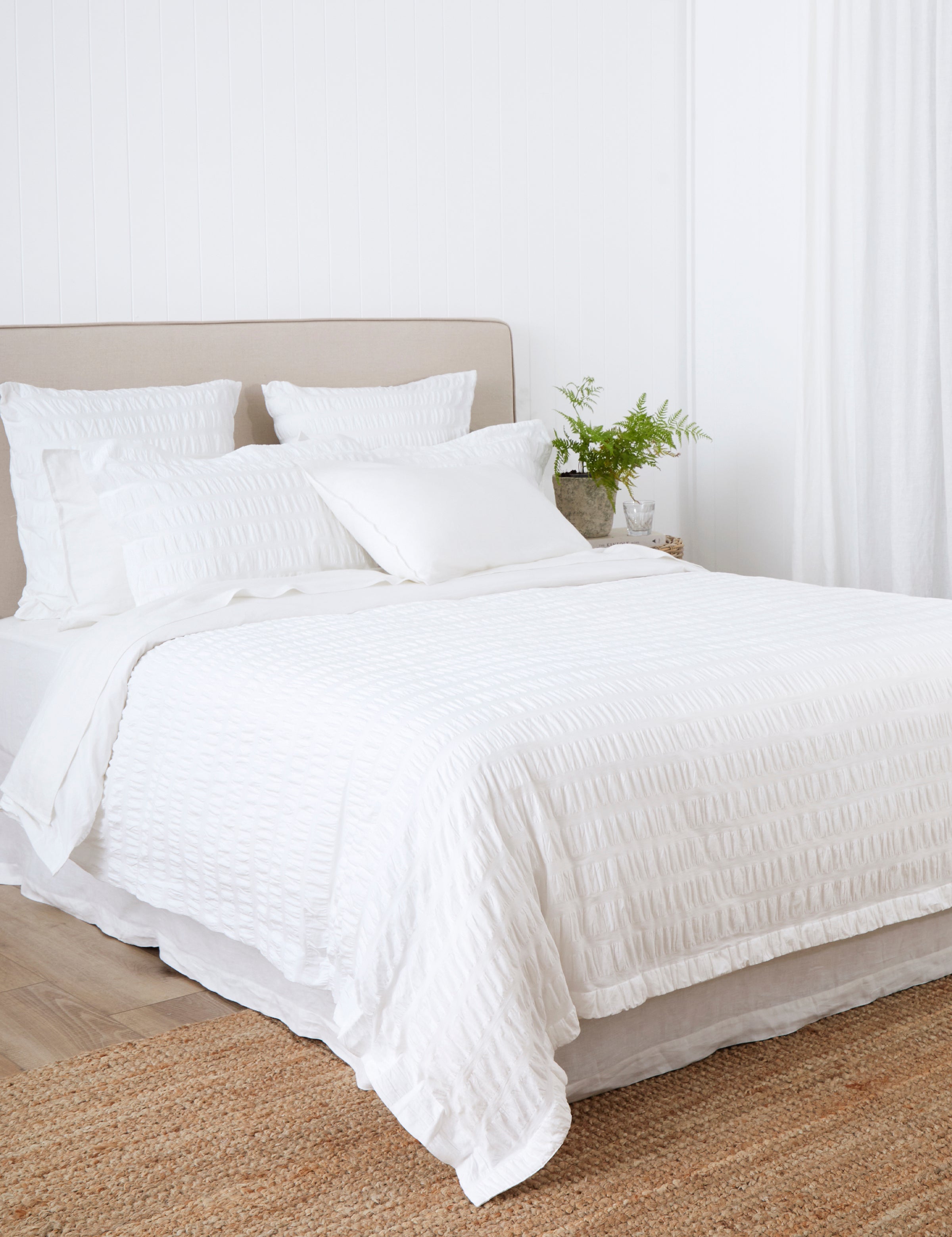 Claremont Duvet Cover Set | White-3