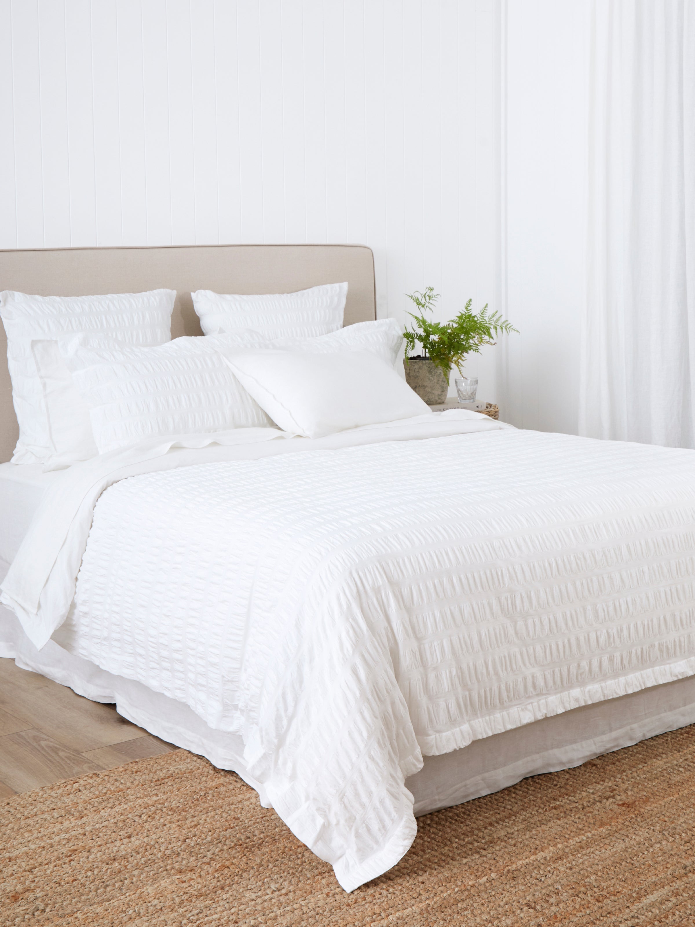 Claremont Duvet Cover Set | White-3