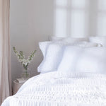 Claremont Duvet Cover Set | White-5