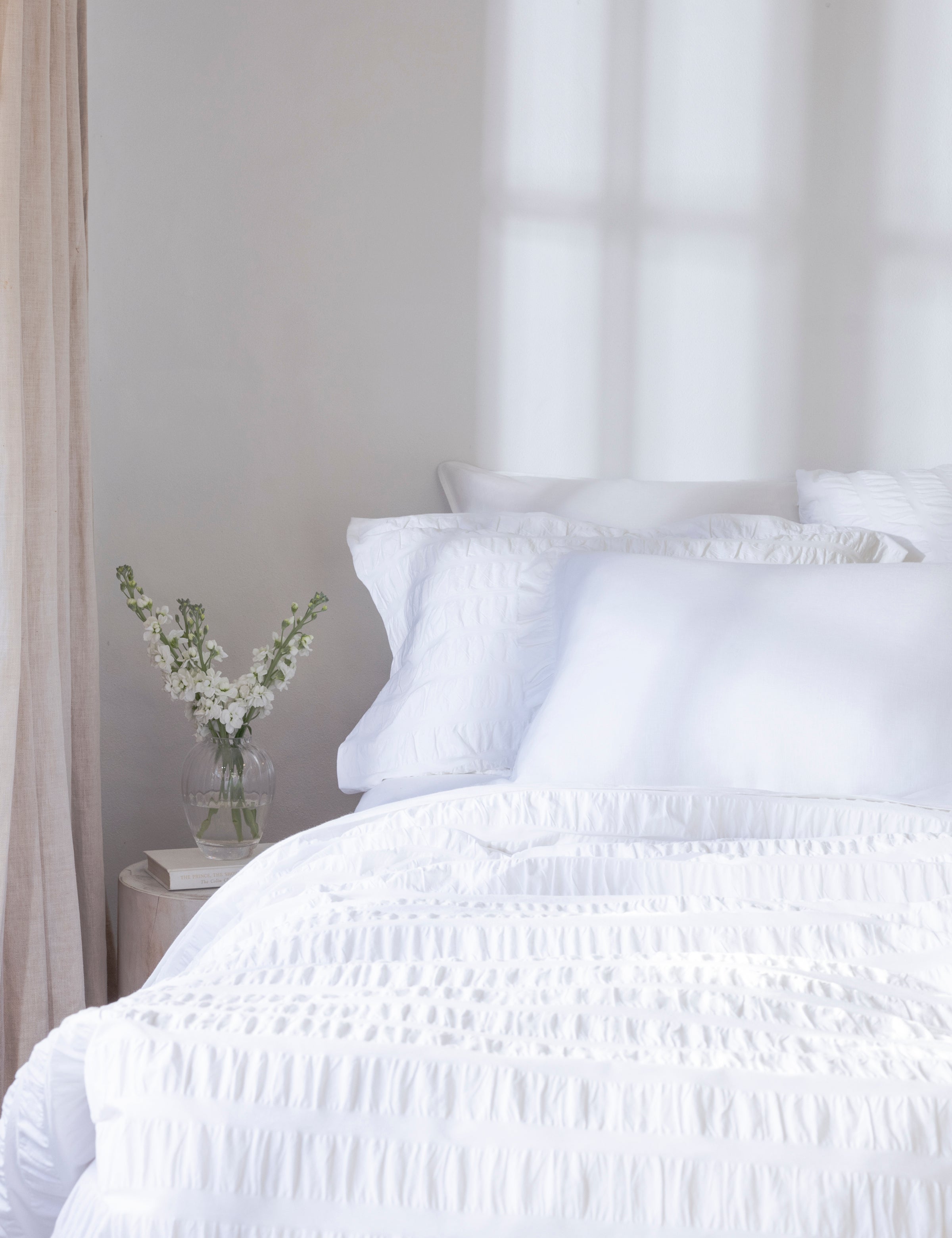 Claremont Duvet Cover Set | White-5