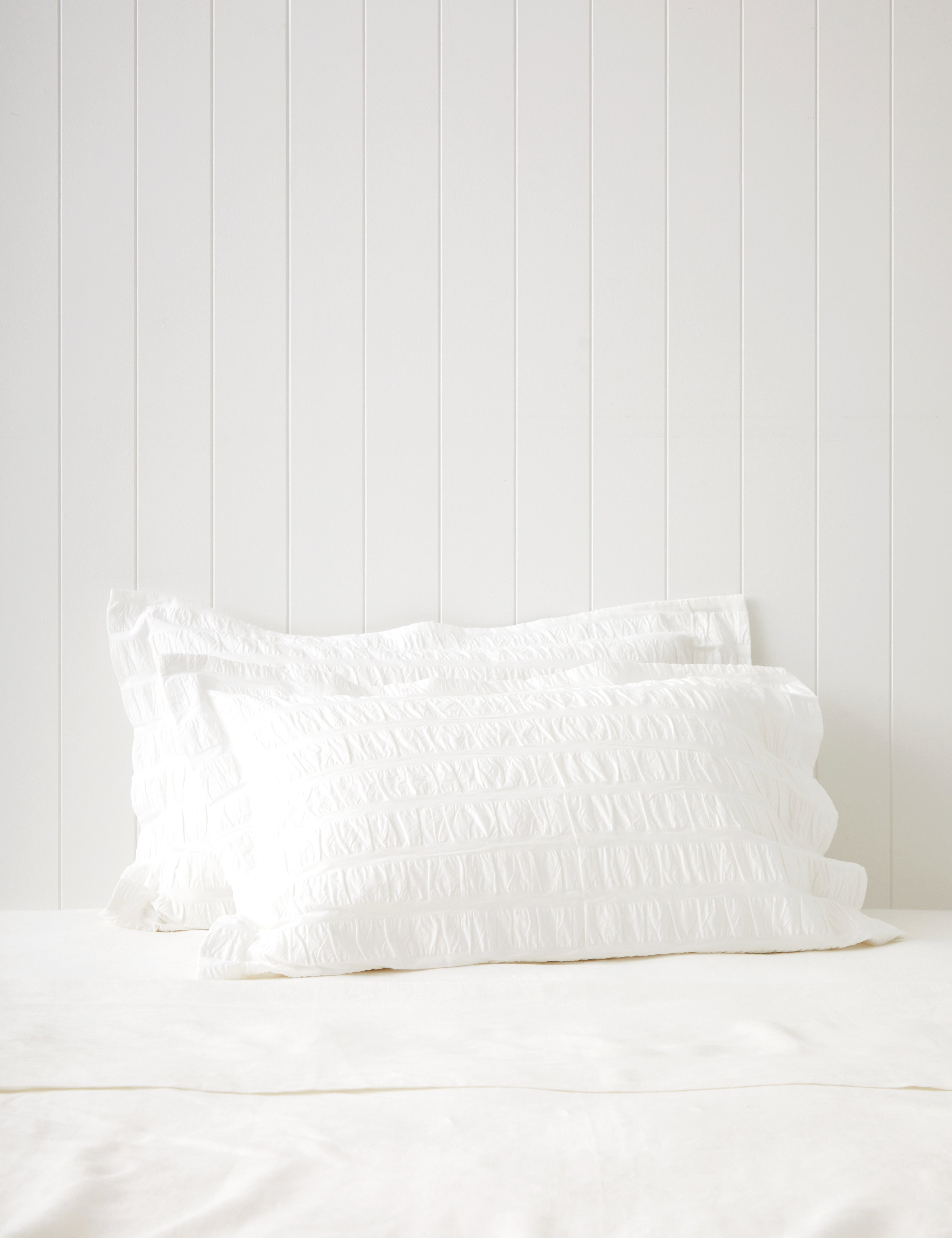 Claremont Oxford Pillowcase Set | White-1