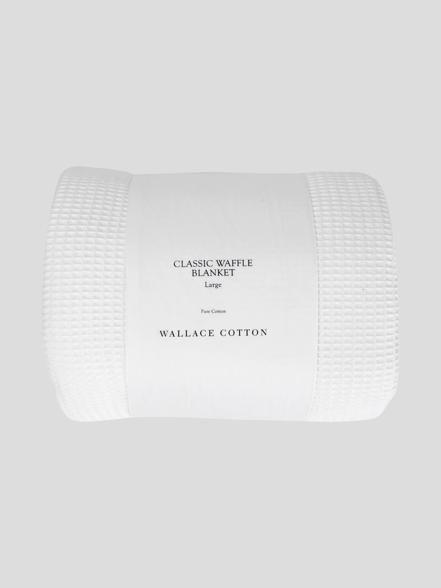 Classic Waffle Blanket | White-3