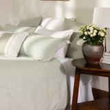 Clover Duvet Cover Set | Green Gingham-5