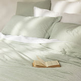 Clover Oxford Pillowcase Set | Green Gingham-2