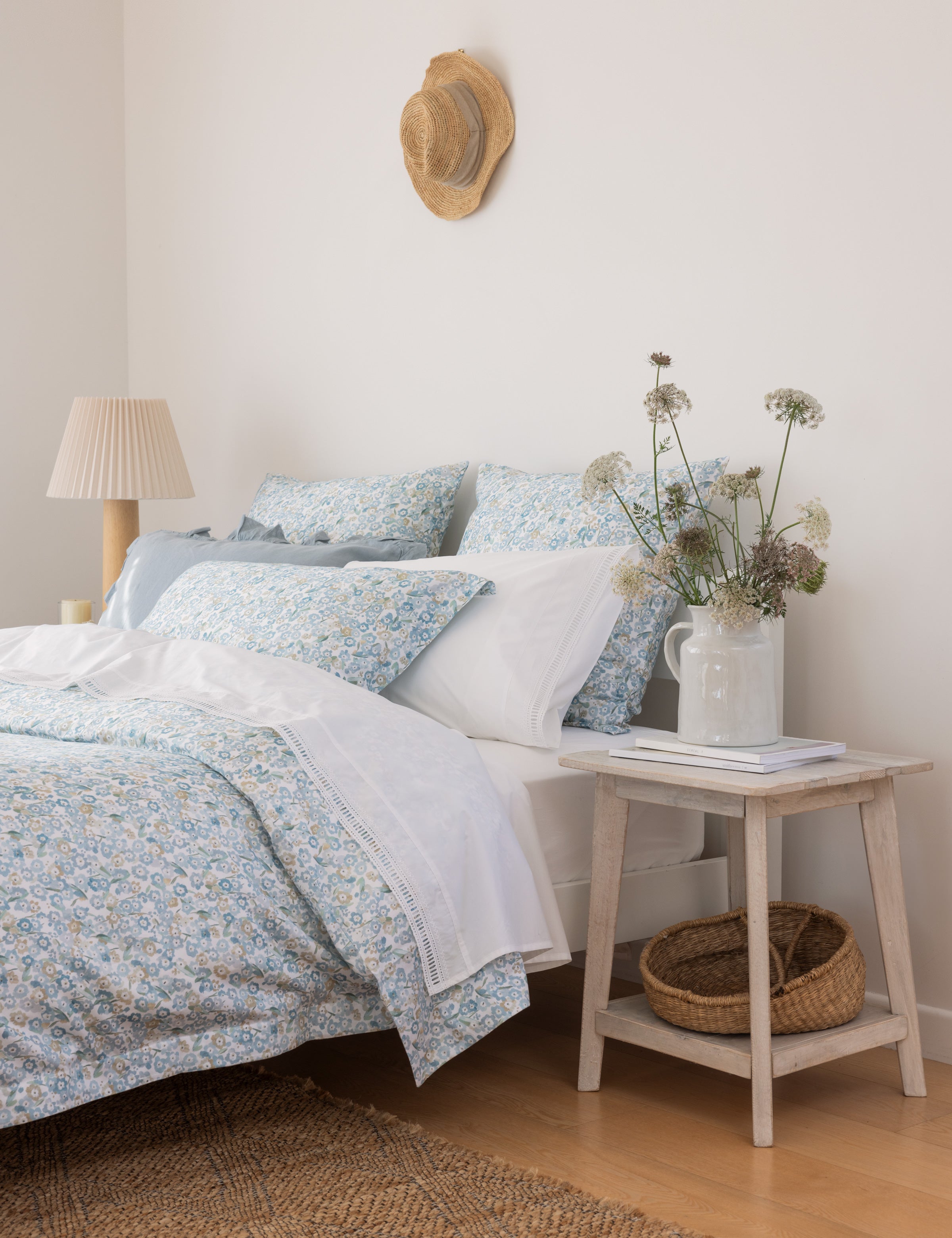 Constance Lace Flat Sheet | White-4