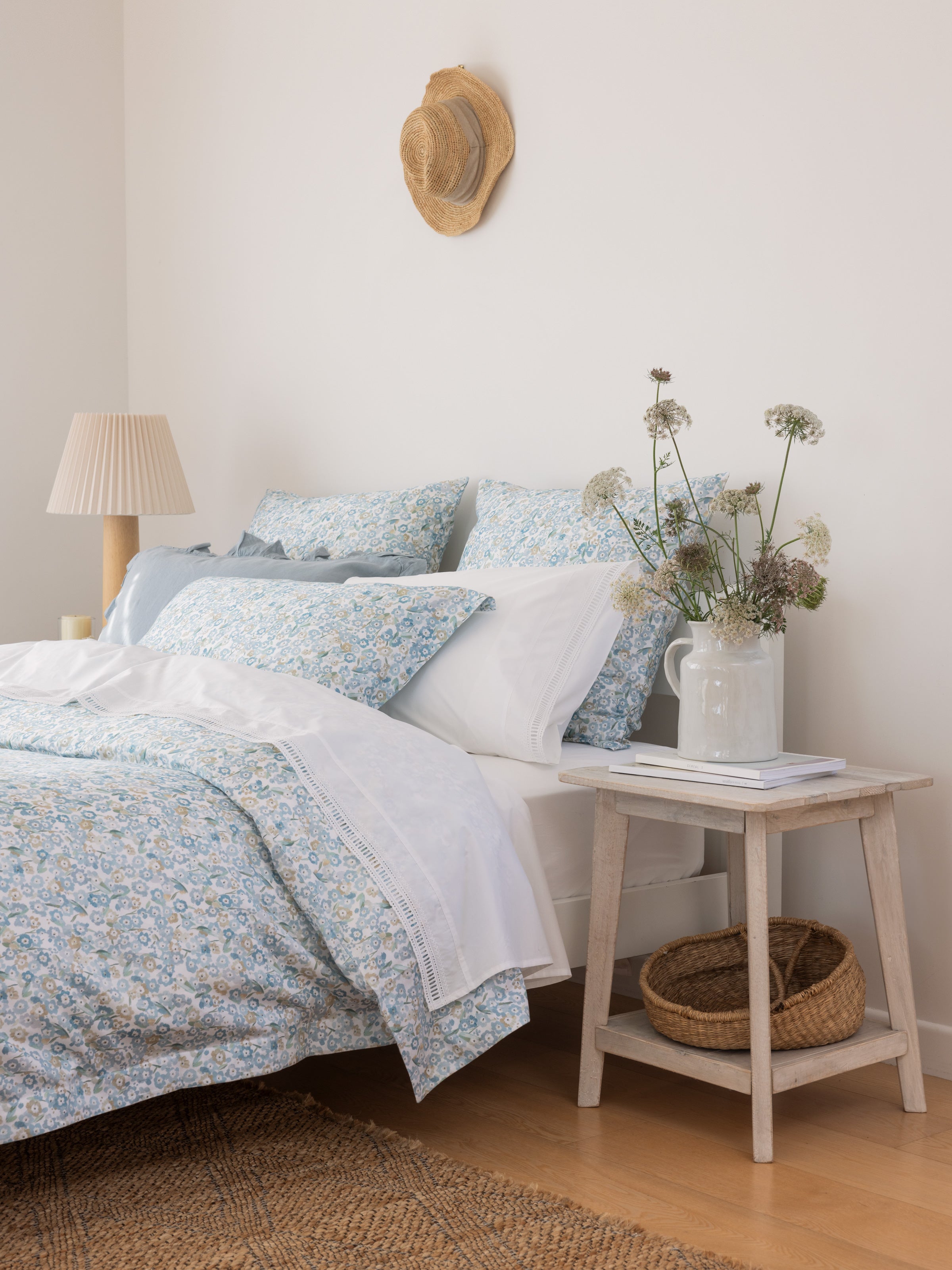 Constance Lace Flat Sheet | White-4
