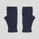 Cotton Cashmere Hand Warmers | Navy-1