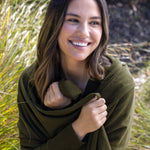 Cotton Cashmere Scarf | Olive-4