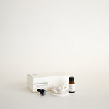 Cotton Crush Ceramic Flower & Dripper Set | White-1