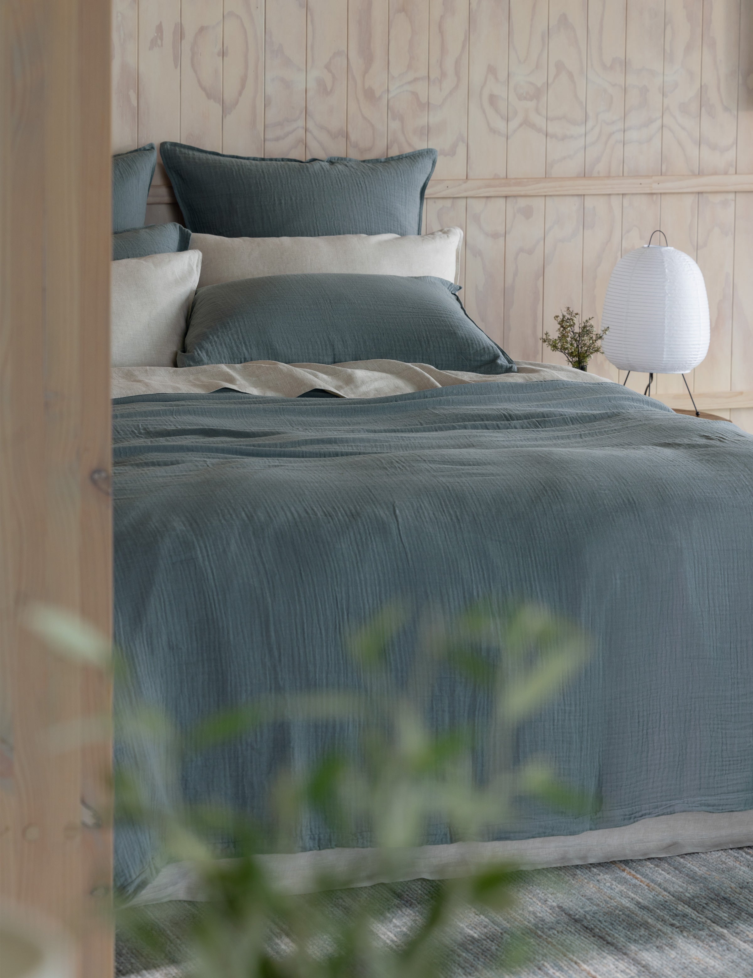 Deepwater Duvet Cover Set | Blue-5