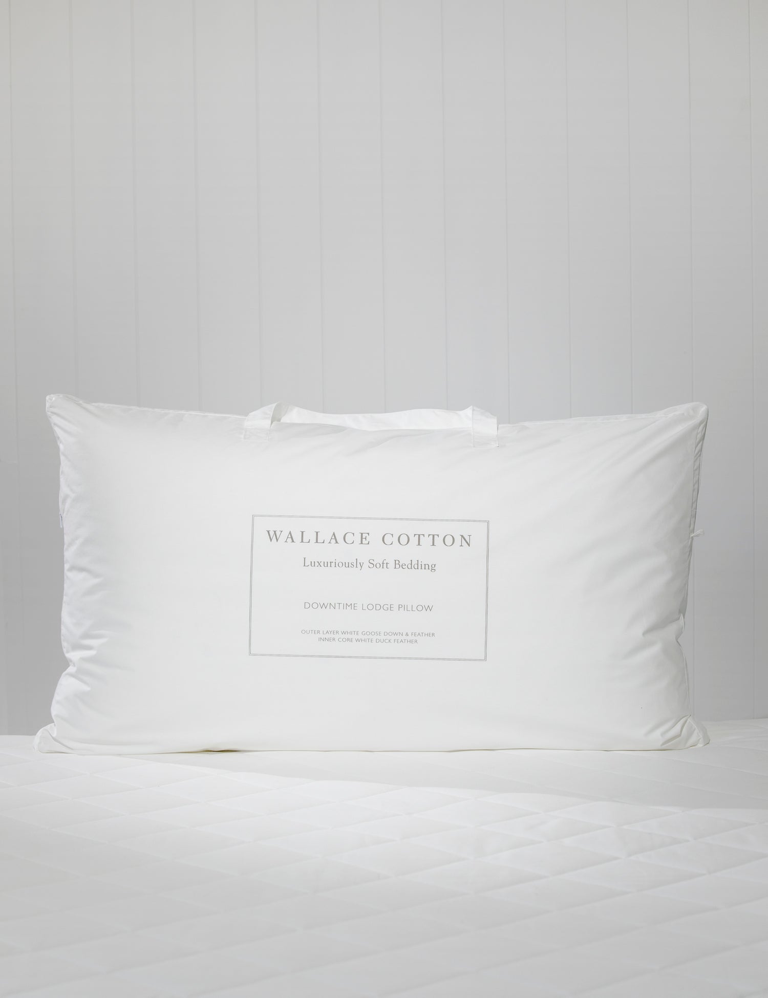 Downtime Lodge Feather Pillow Inner | White-2
