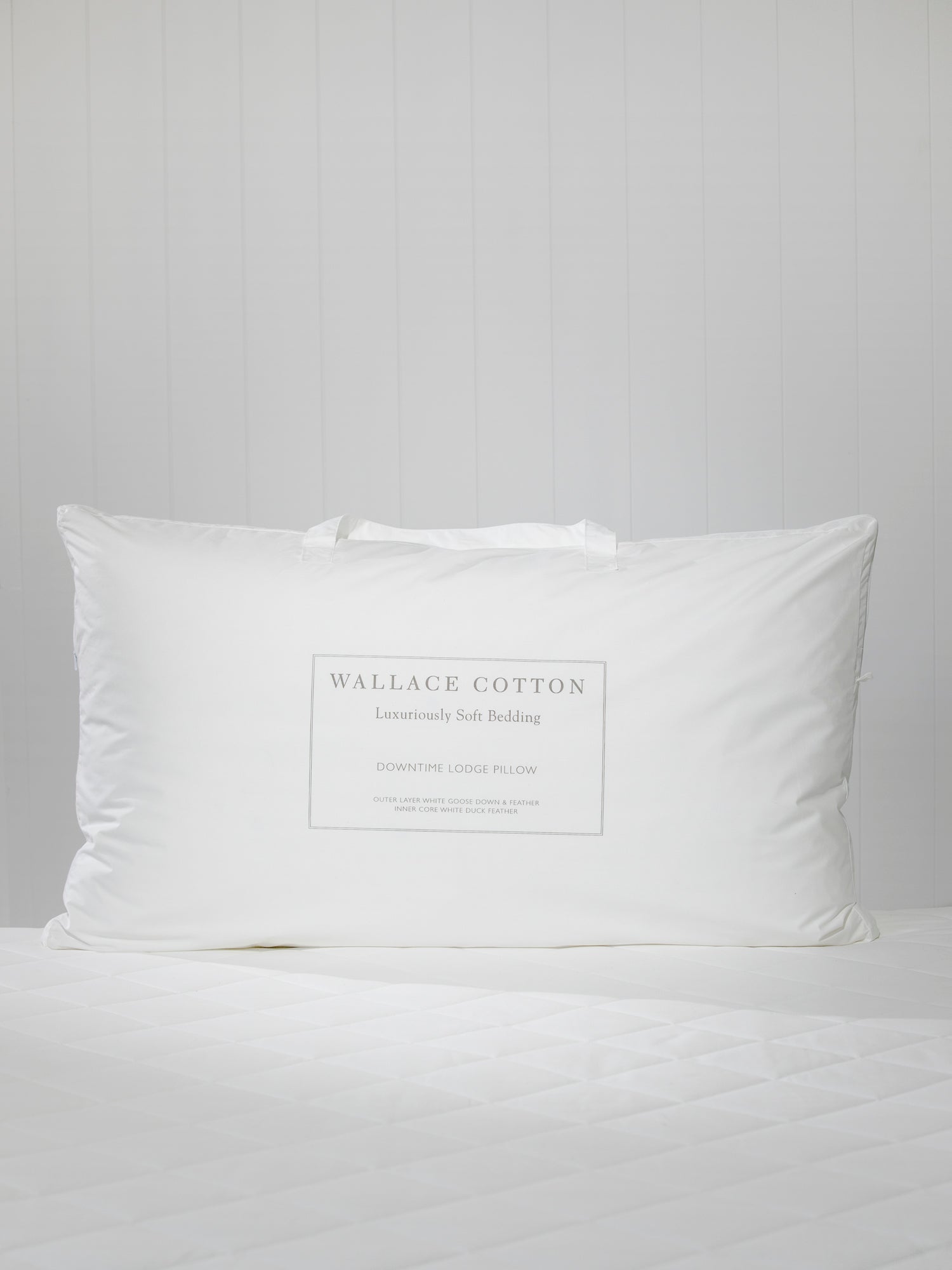 Downtime Lodge Feather Pillow Inner | White-2