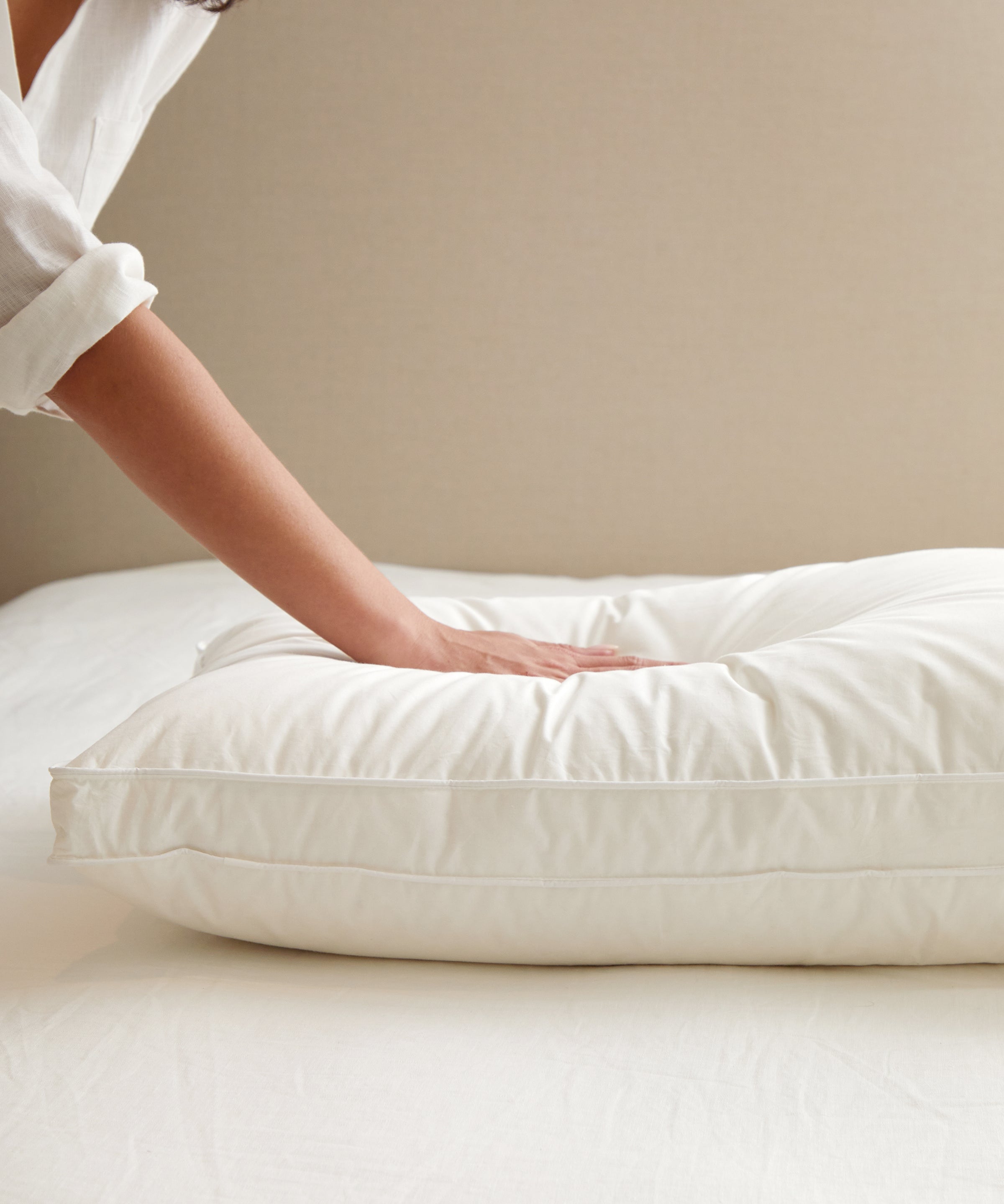 Downtime Luxury Goose Standard Pillow Inner | White-2