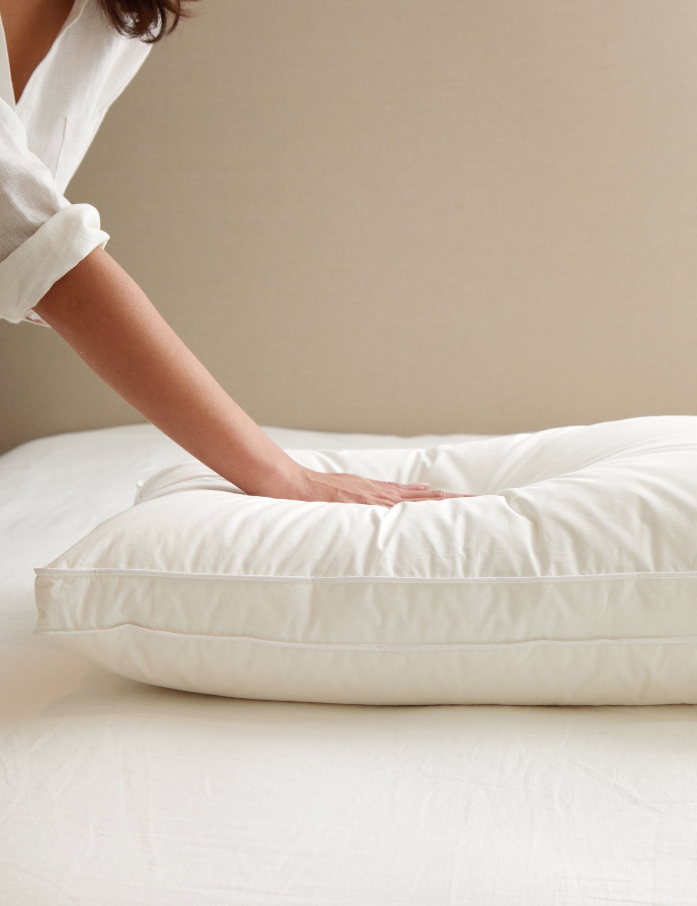 Downtime Luxury Goose Standard Pillow Inner | White-2