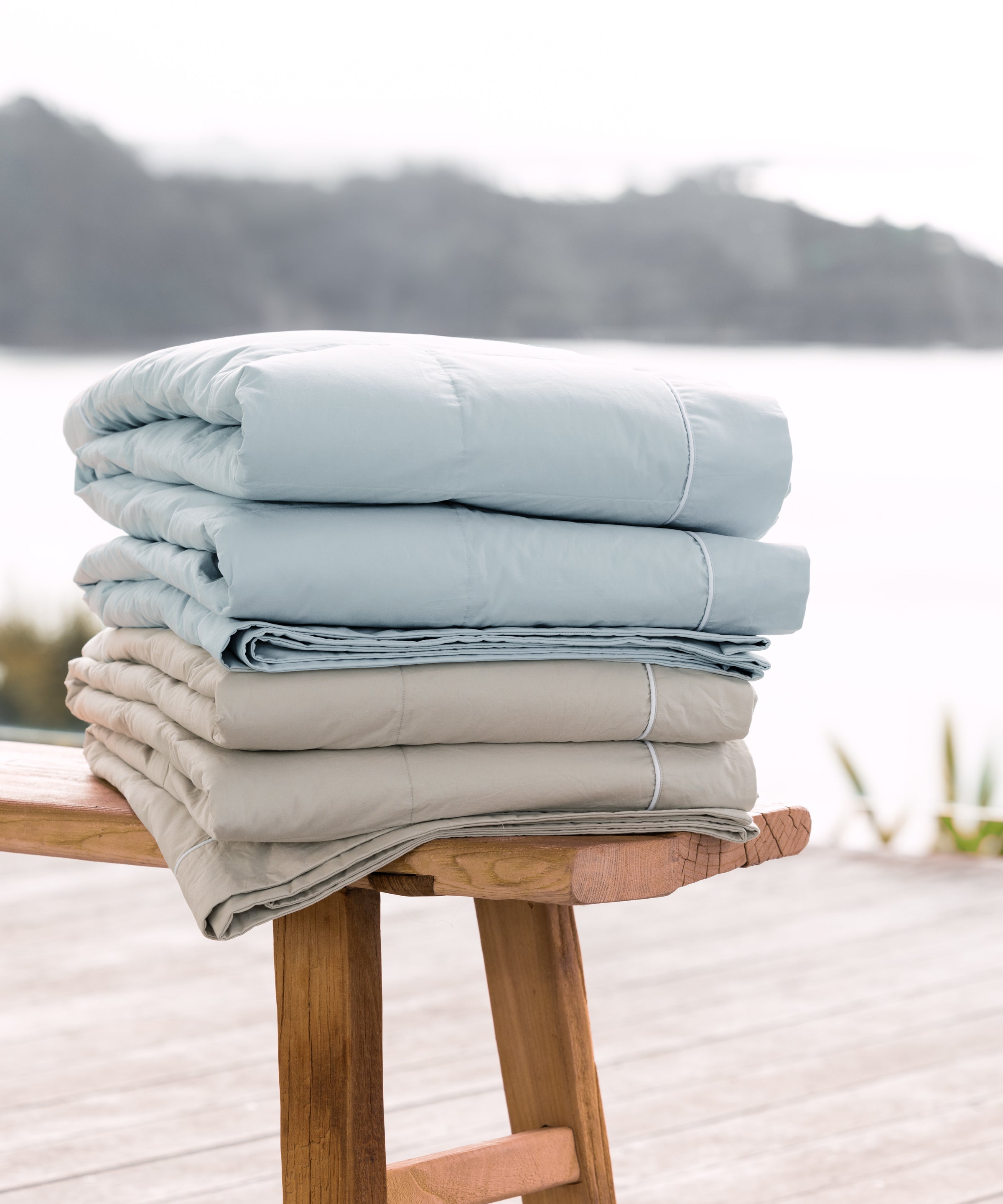 Drift Feather Blanket | Natural-2