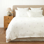 Elise Duvet Cover Set | White-1