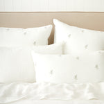 Elise Duvet Cover Set | White-2