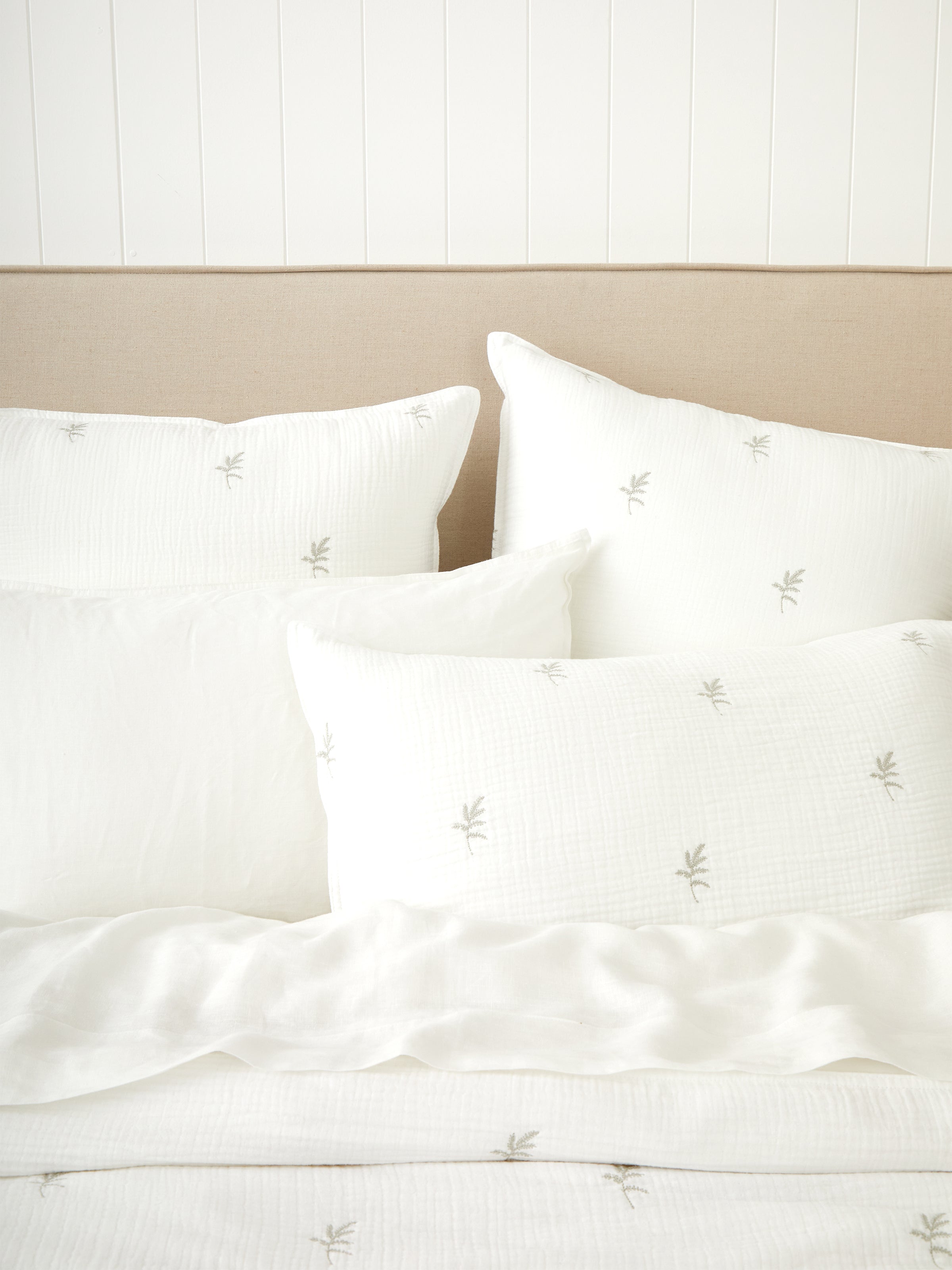 Elise Duvet Cover Set | White-2