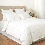 Elise Duvet Cover Set | White-3