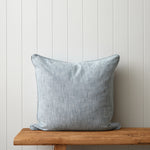 Elm Large Square Cushion Cover | Duckegg-1