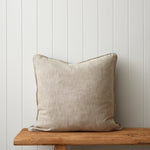 Elm Large Square Cushion Cover | Natural-1