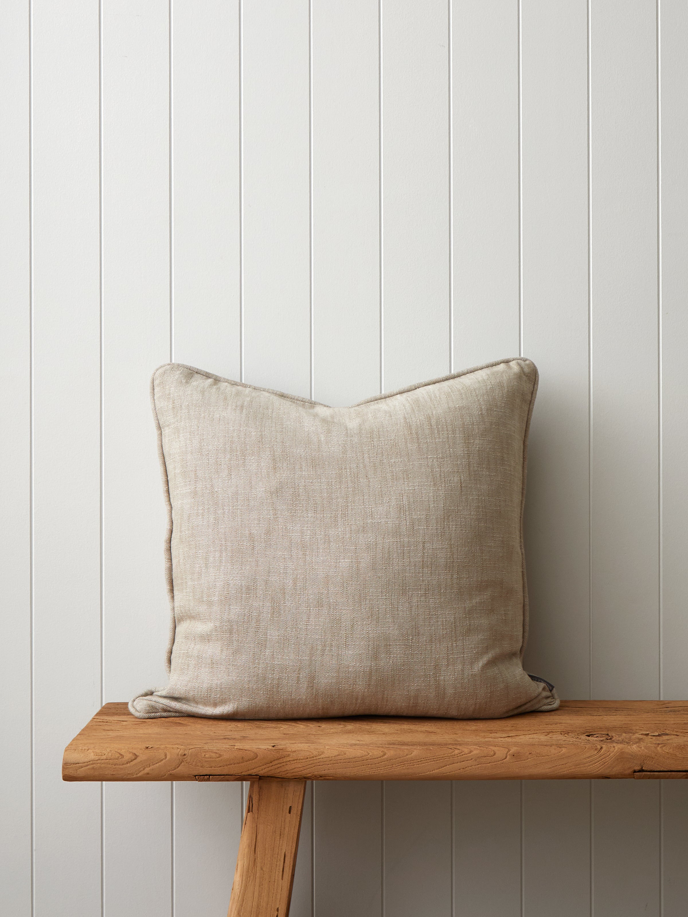 Elm Large Square Cushion Cover | Natural-1