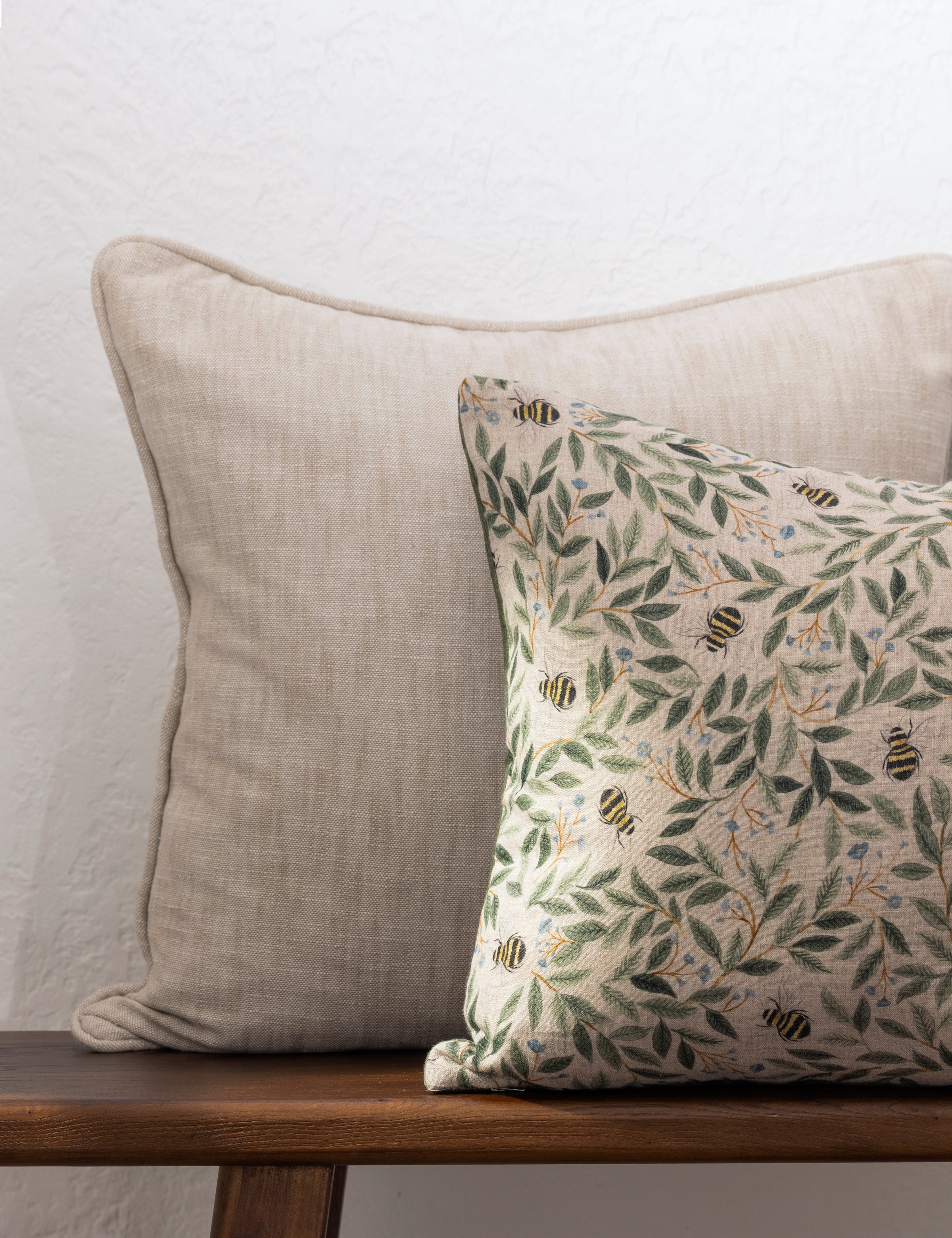Elm Large Square Cushion Cover | Natural-2
