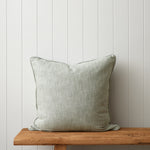 Elm Large Square Cushion Cover | Sage-1