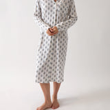 Eloise Organic Cotton Knit Nightshirt | Floral-1